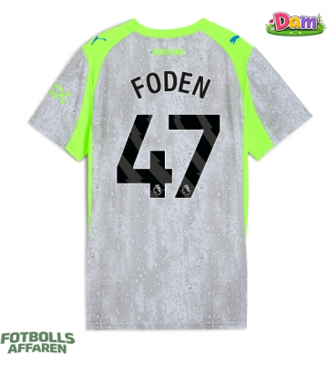 Manchester City Phil Foden #47 Tredje Tröja Kvinnor 2025-26 Kortärmad